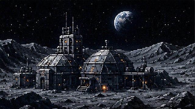 Lunar Base environment in Dead Sector